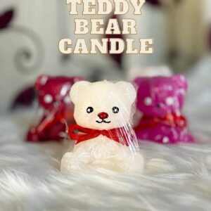 Non Scented Teddy Candle.