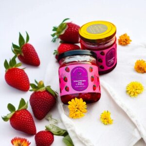 Strawberry-Scented Jelly Candle